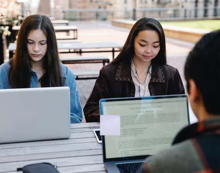 Girls poining out mistakes on Jenkins course